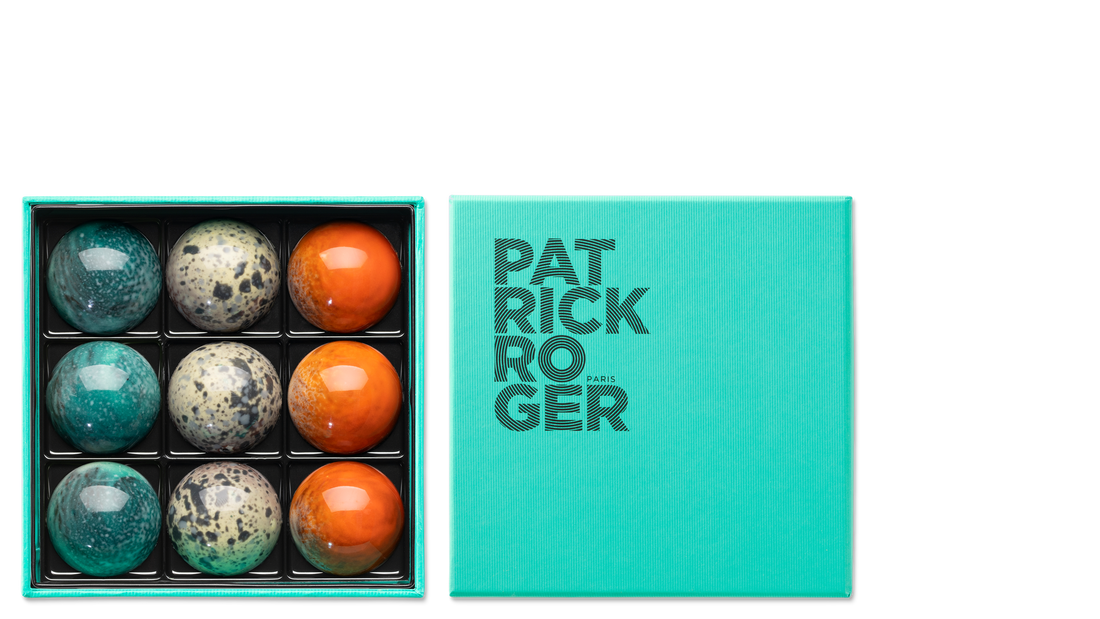 boite demi sphere chocolat caramel patrick roger